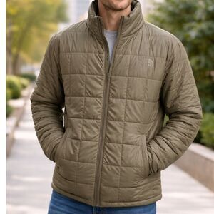 Men’s The North Face PrimaLoft Jacket Olive Green Size Small